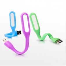 USB фонарик цветной гибкий